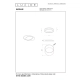 AXELLE - Plafon - LED Wym. - 1x24W 2700K - 3-stopniowe przyciemnienie - czarny 44112/24/30 Lucide